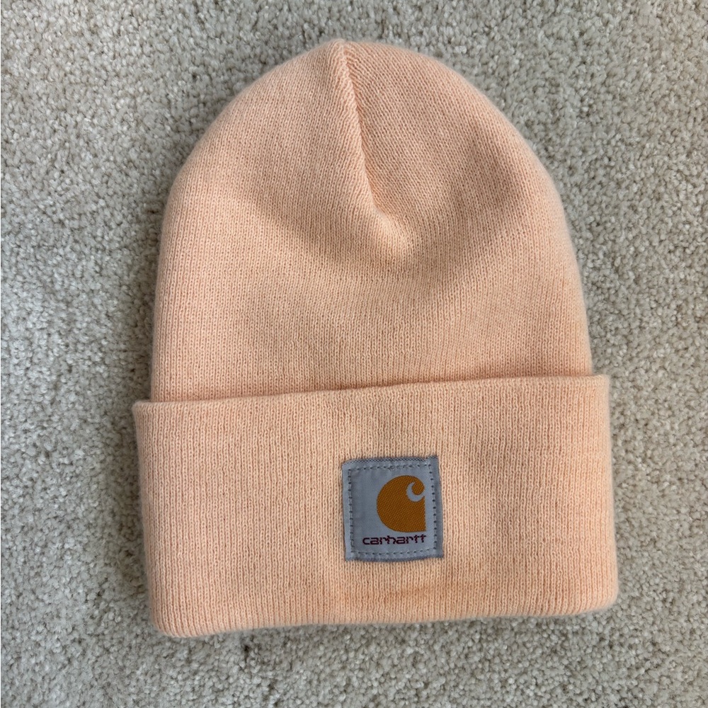 Carhartt Light Peach Knit Beanie